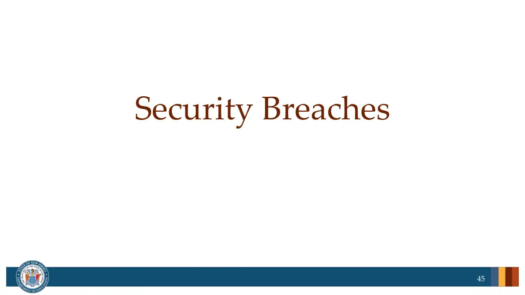 security breaches