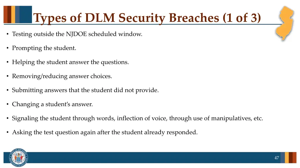 types of dlm security breaches 1 of 3