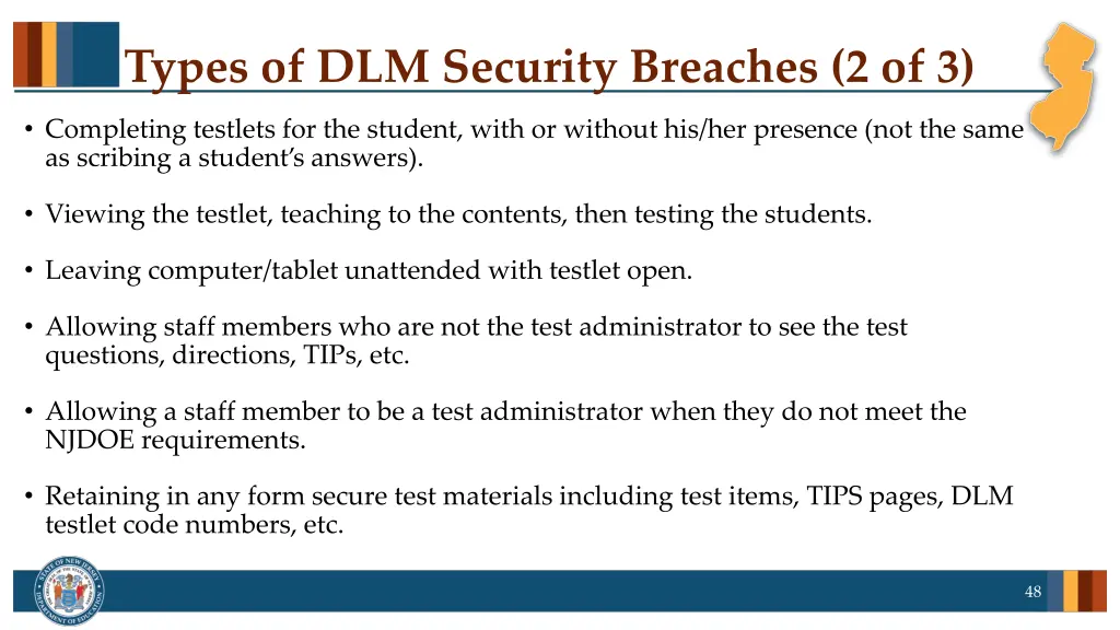 types of dlm security breaches 2 of 3