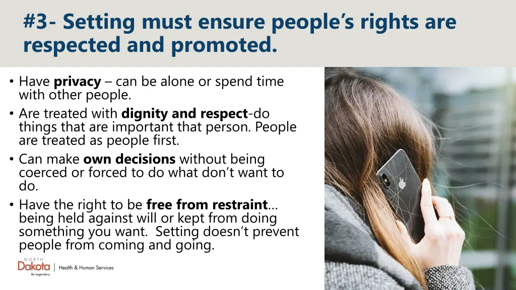 3 setting must ensure people s rights