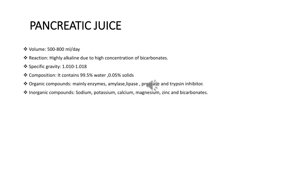 pancreatic juice pancreatic juice