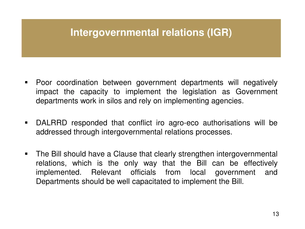 intergovernmental relations igr