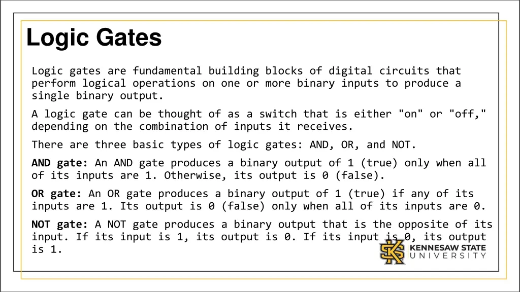 logic gates