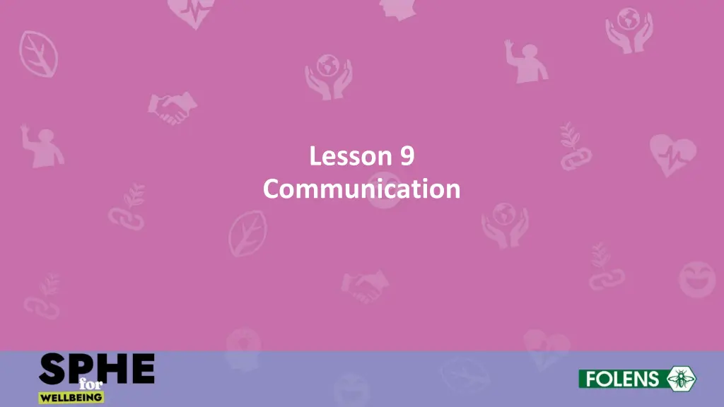 lesson 9 communication