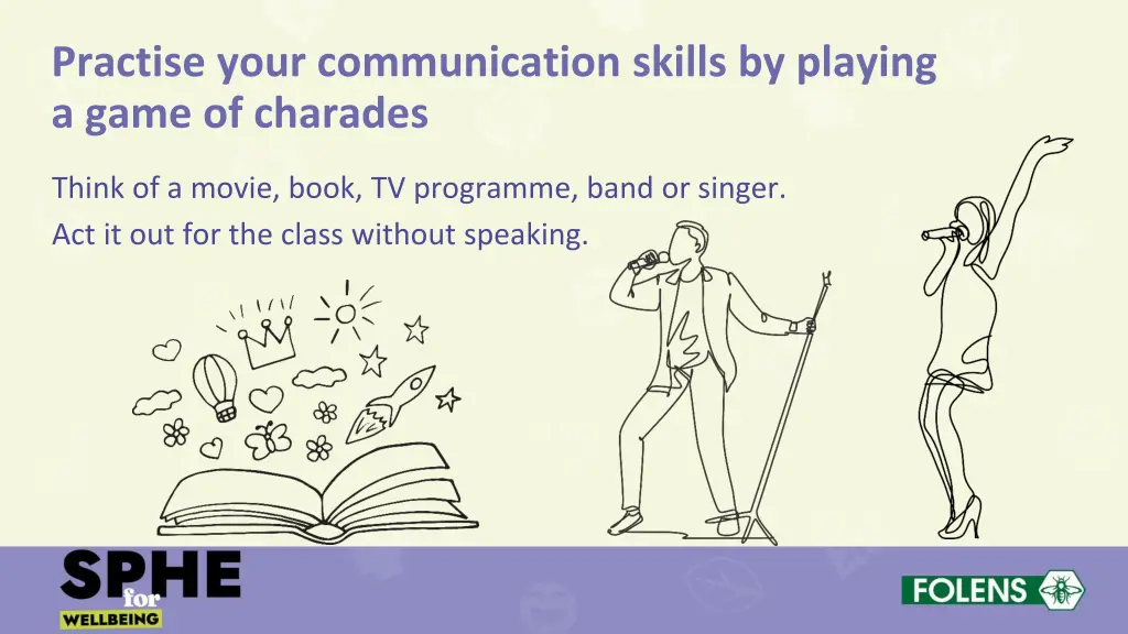 practise your communication skills by playing