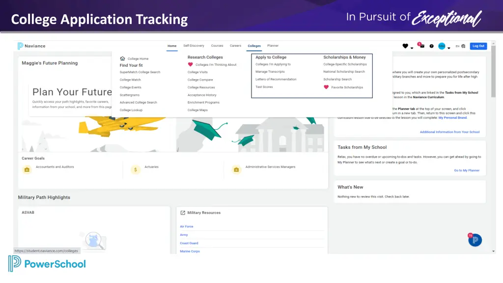 college application tracking