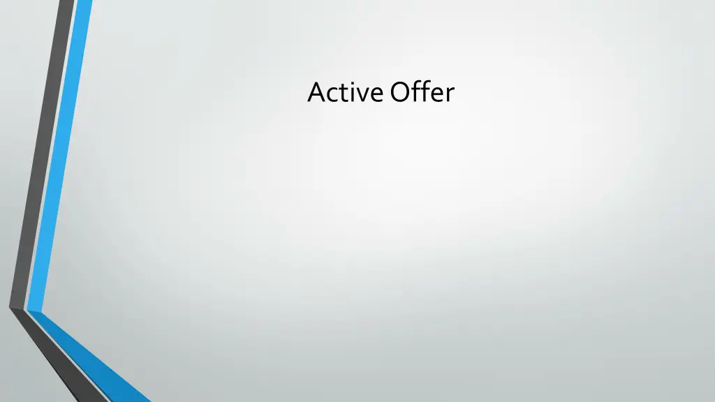 active offer