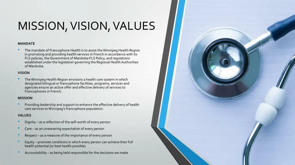 mission vision values