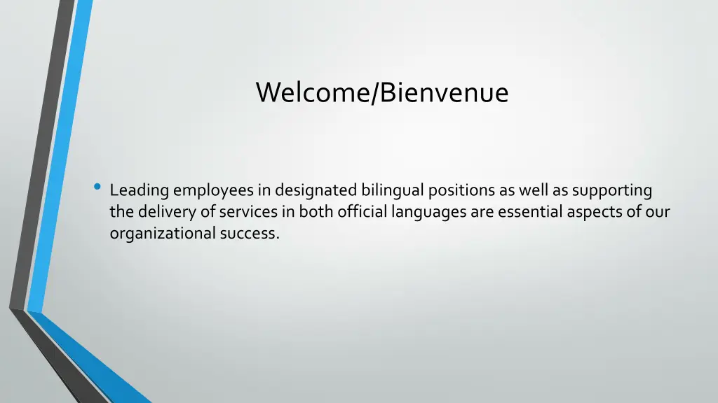 welcome bienvenue