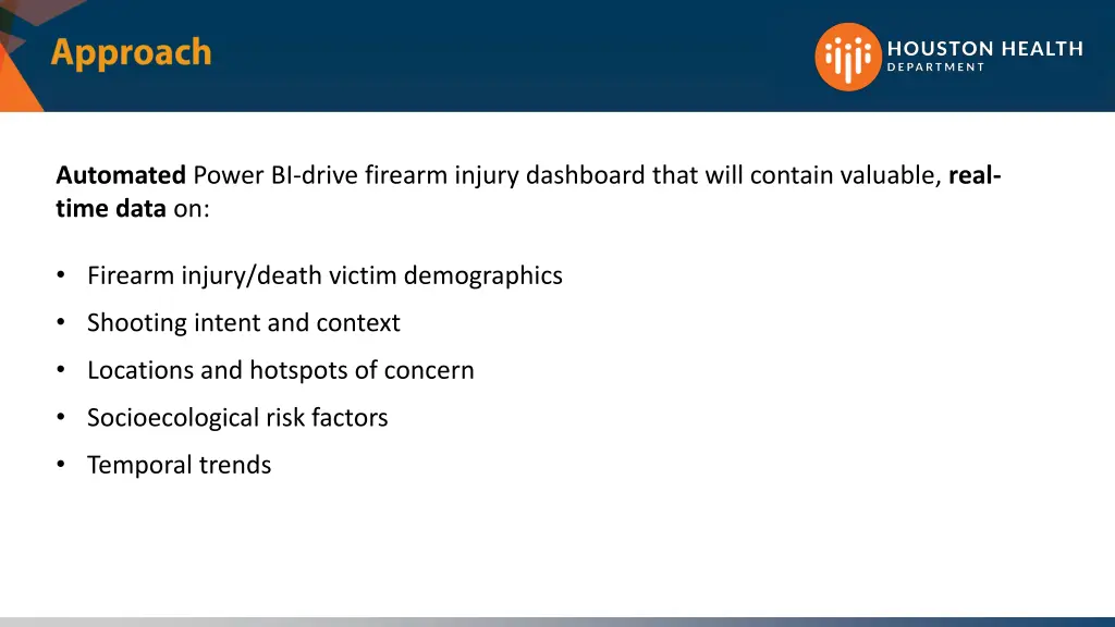 automated power bi drive firearm injury dashboard