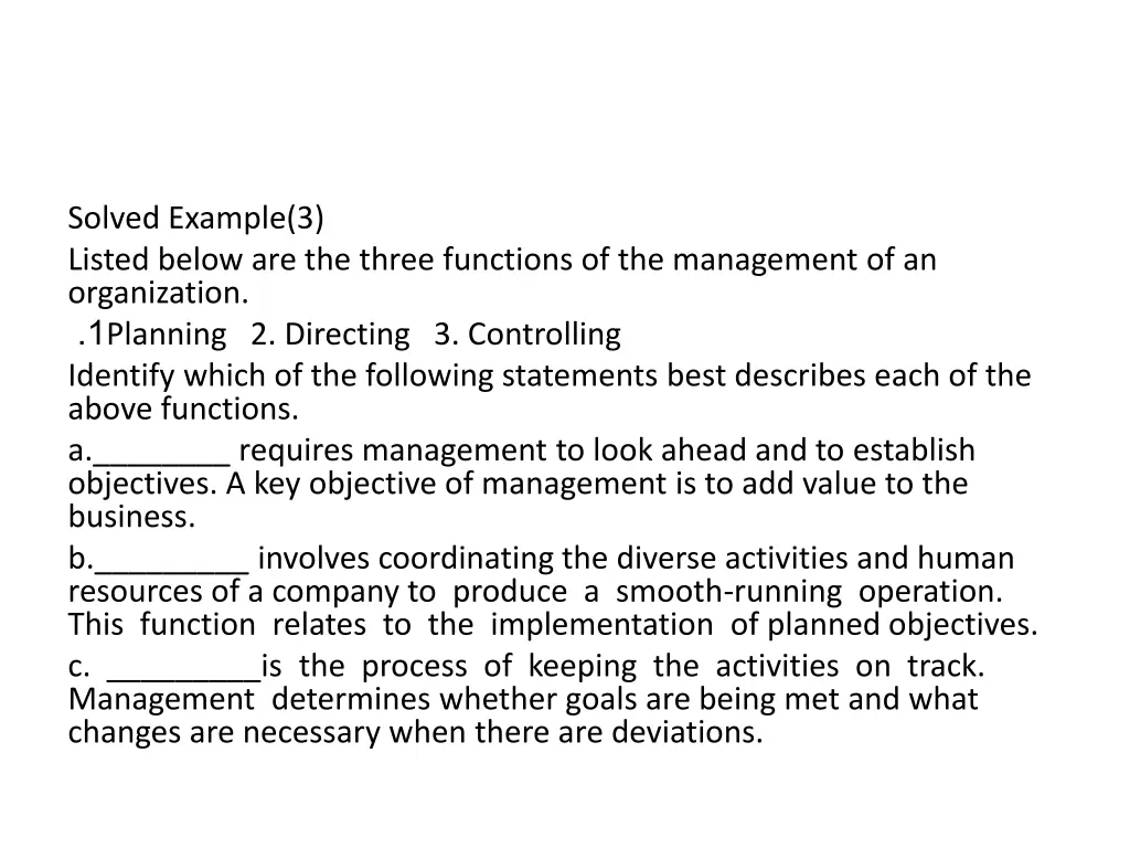 solved example 3 listed below are the three