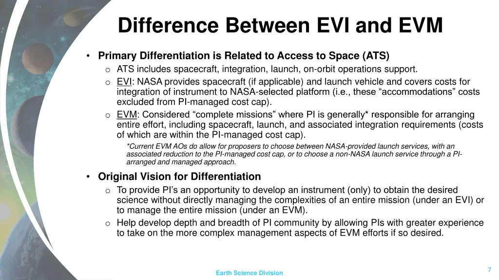 difference between evi and evm