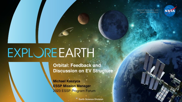 orbital feedback and discussion on ev structure