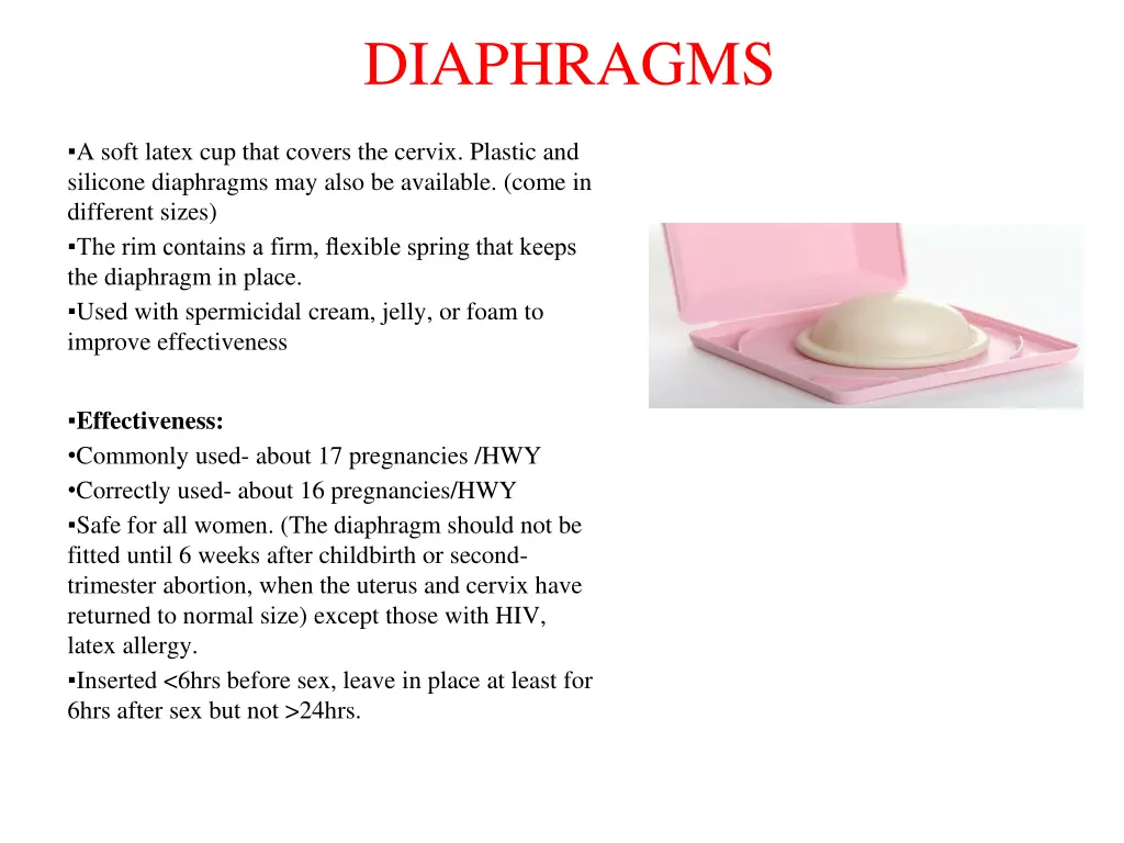 diaphragms