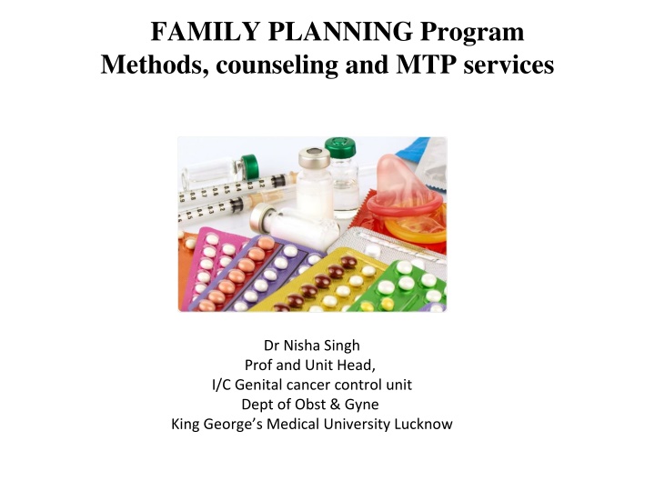 family planning program methods counseling