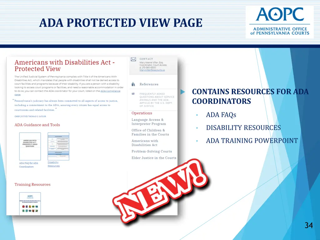 ada protected view page