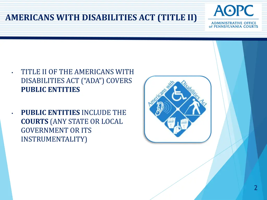 americans with disabilities act title ii