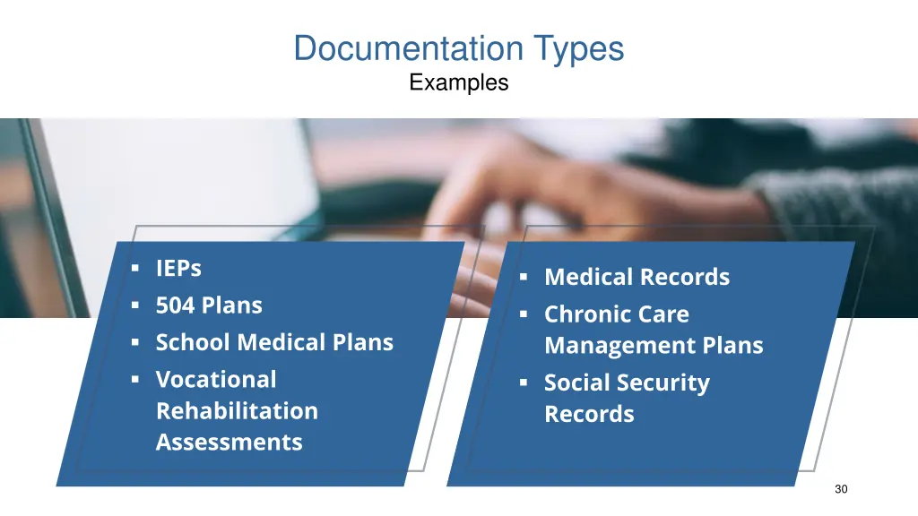 documentation types examples