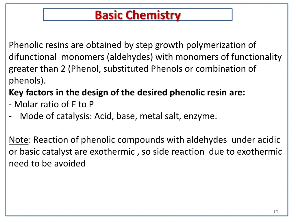 basic chemistry