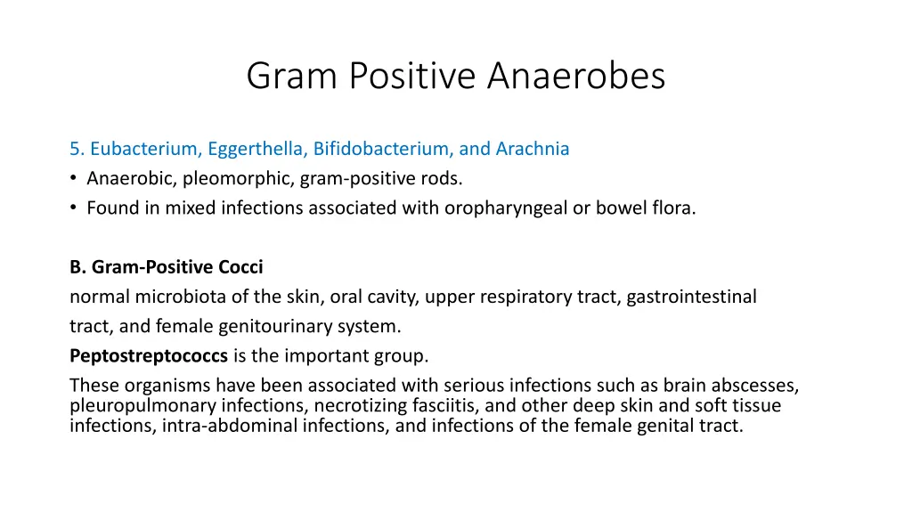 gram positive anaerobes 4