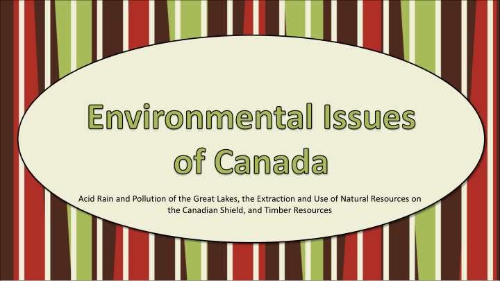 environmental issues of canada