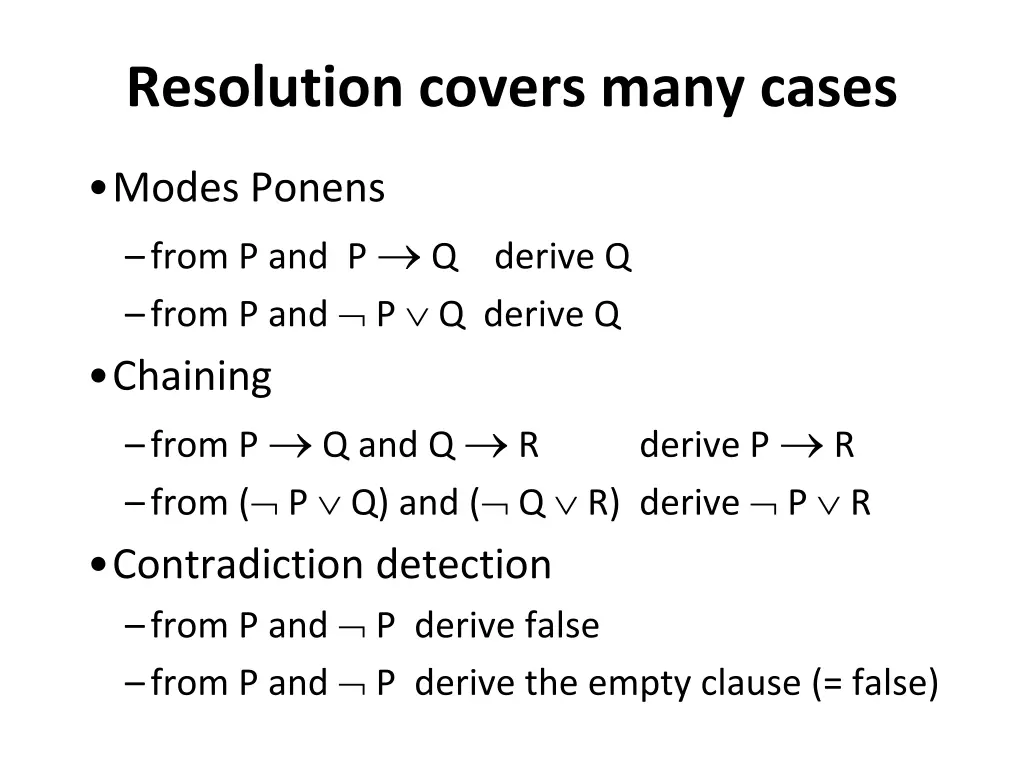 resolution covers many cases