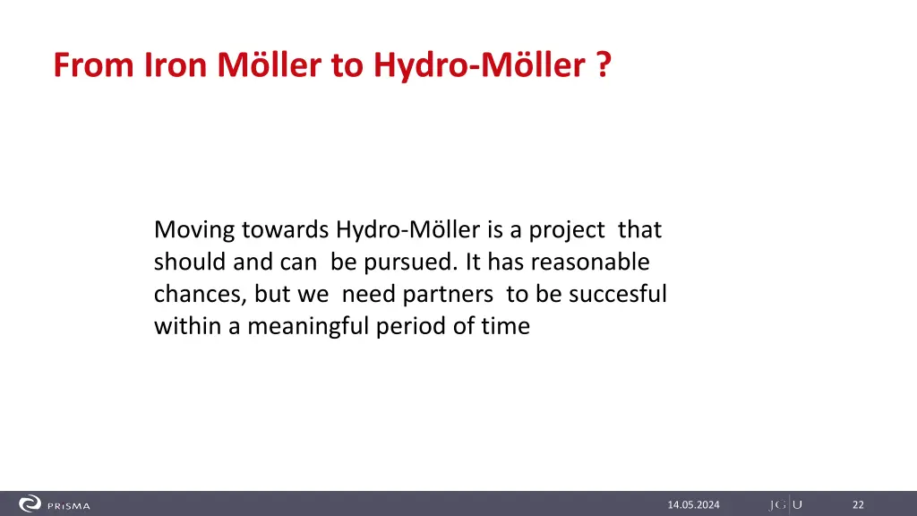 from iron m ller to hydro m ller 1