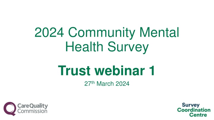 2024 community mental health survey