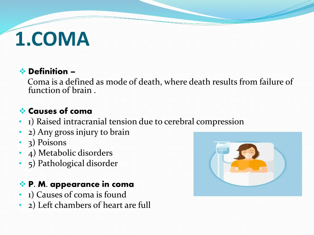 1 coma