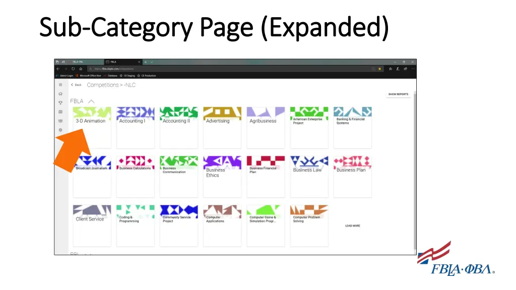 sub sub category page expanded category page