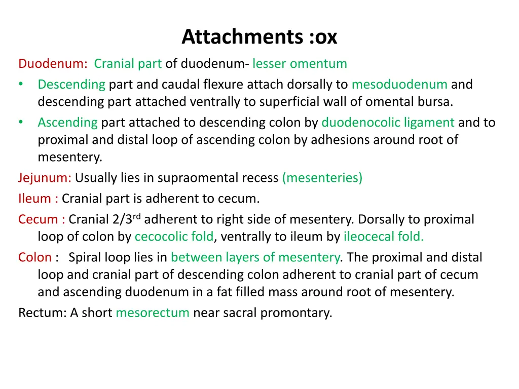 attachments ox