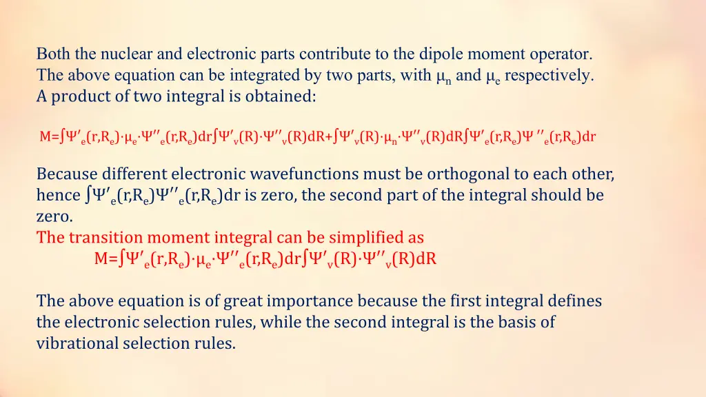 both the nuclear and electronic parts contribute