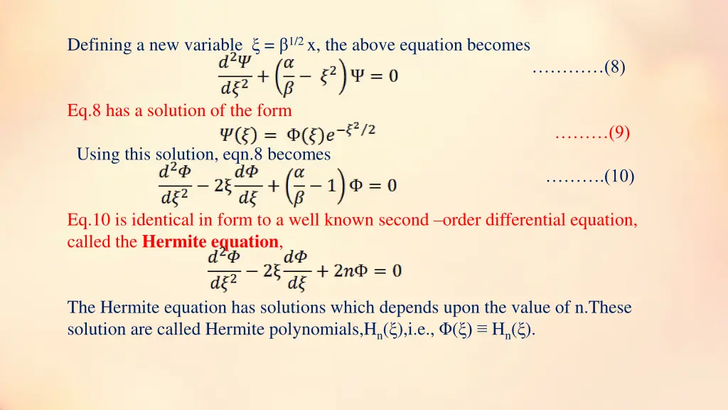 defining a new variable 1 2 x the above equation