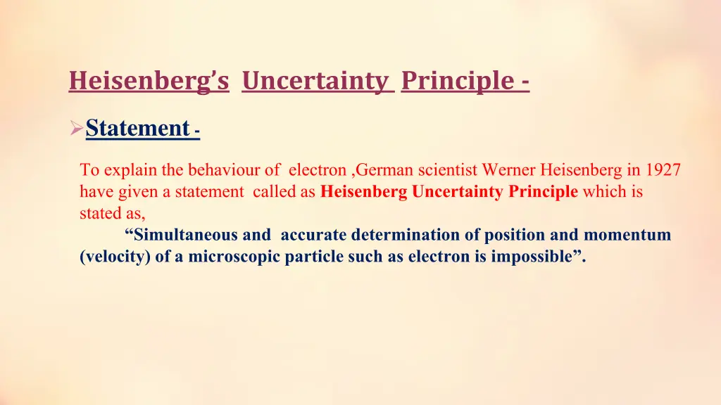 heisenberg s uncertainty principle