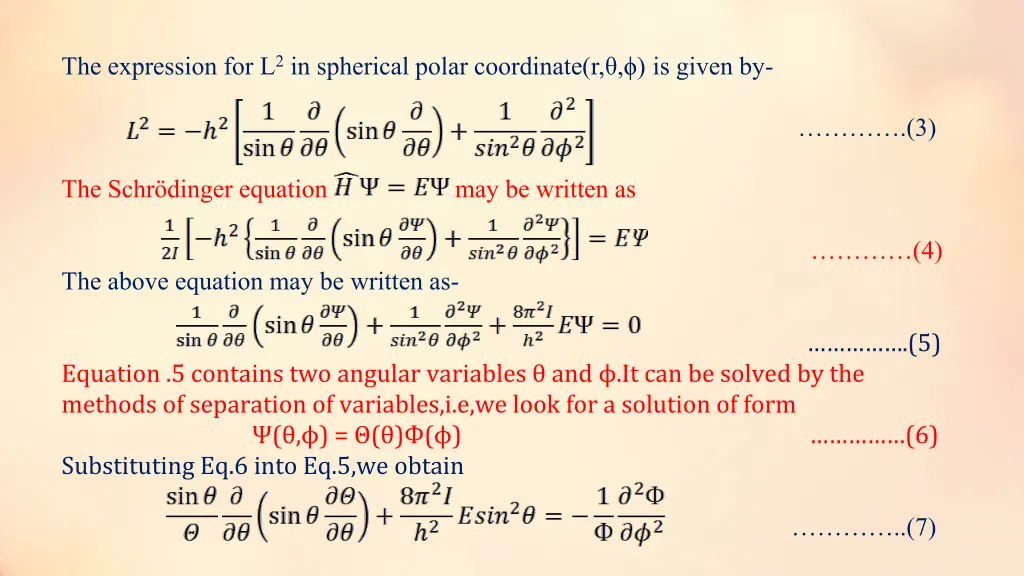 the expression for l 2 in spherical polar