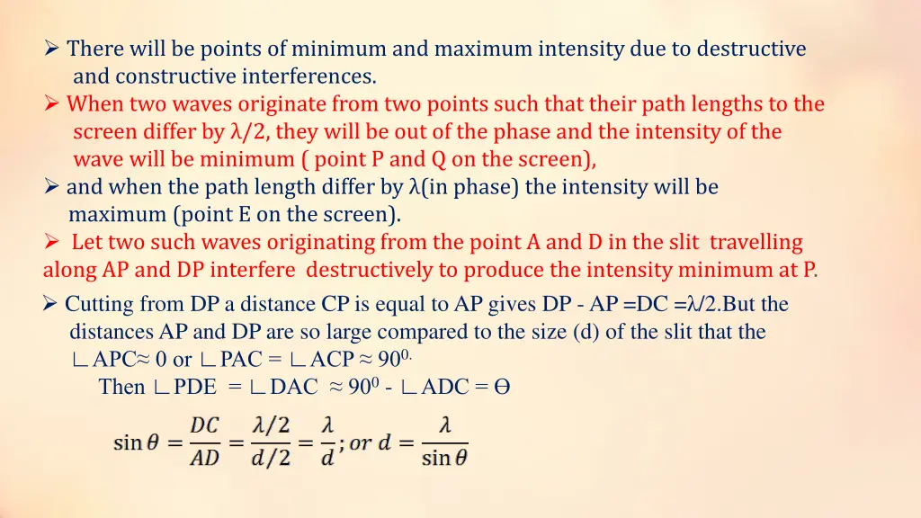 there will be points of minimum and maximum