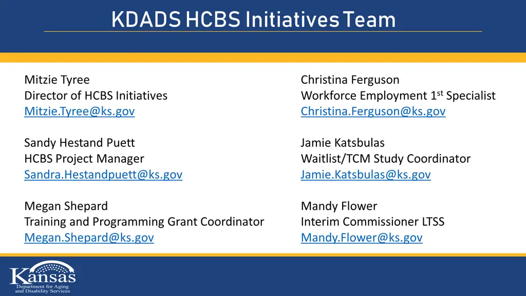 kdads hcbs initiatives team