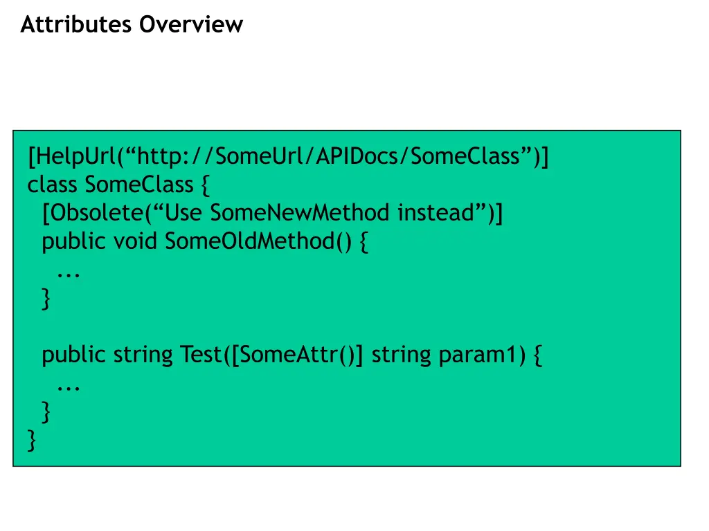 attributes overview 1