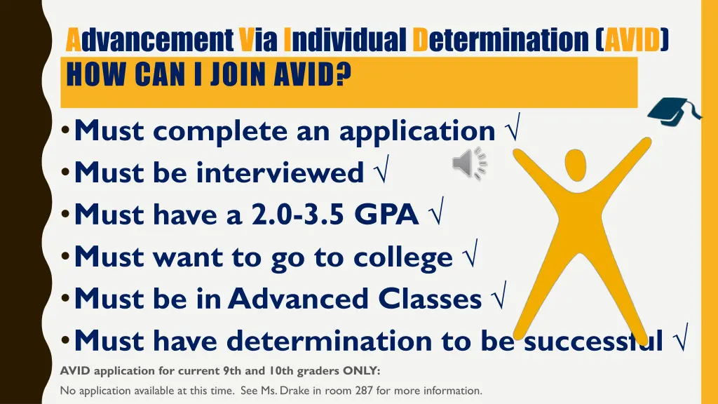 advancement via individual determination avid