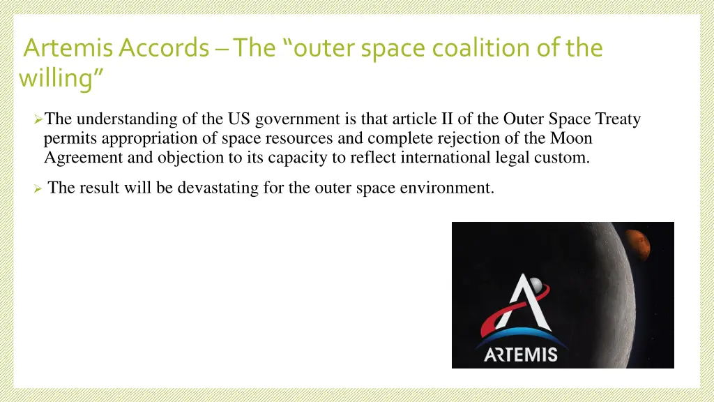 artemis accords the outer space coalition 1