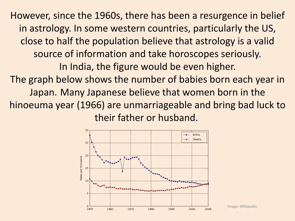 however since the 1960s there has been