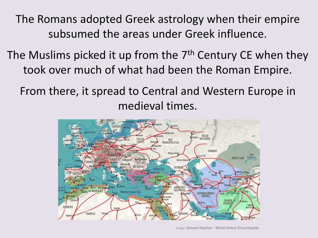 the romans adopted greek astrology when their
