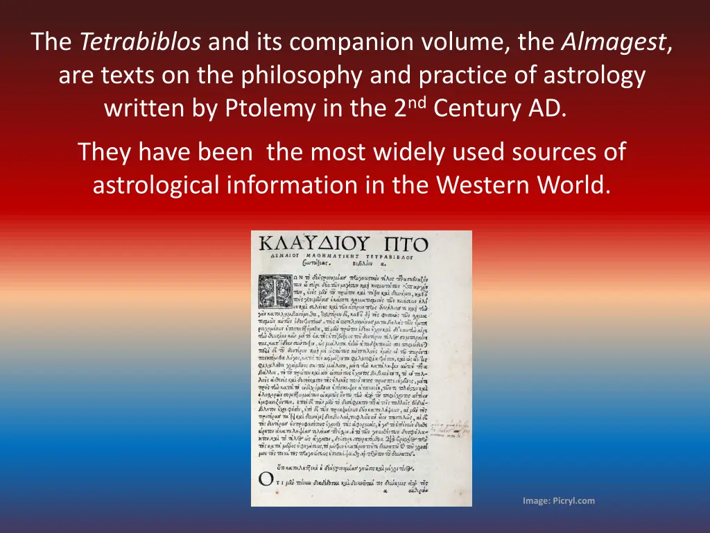 the tetrabiblos and its companion volume