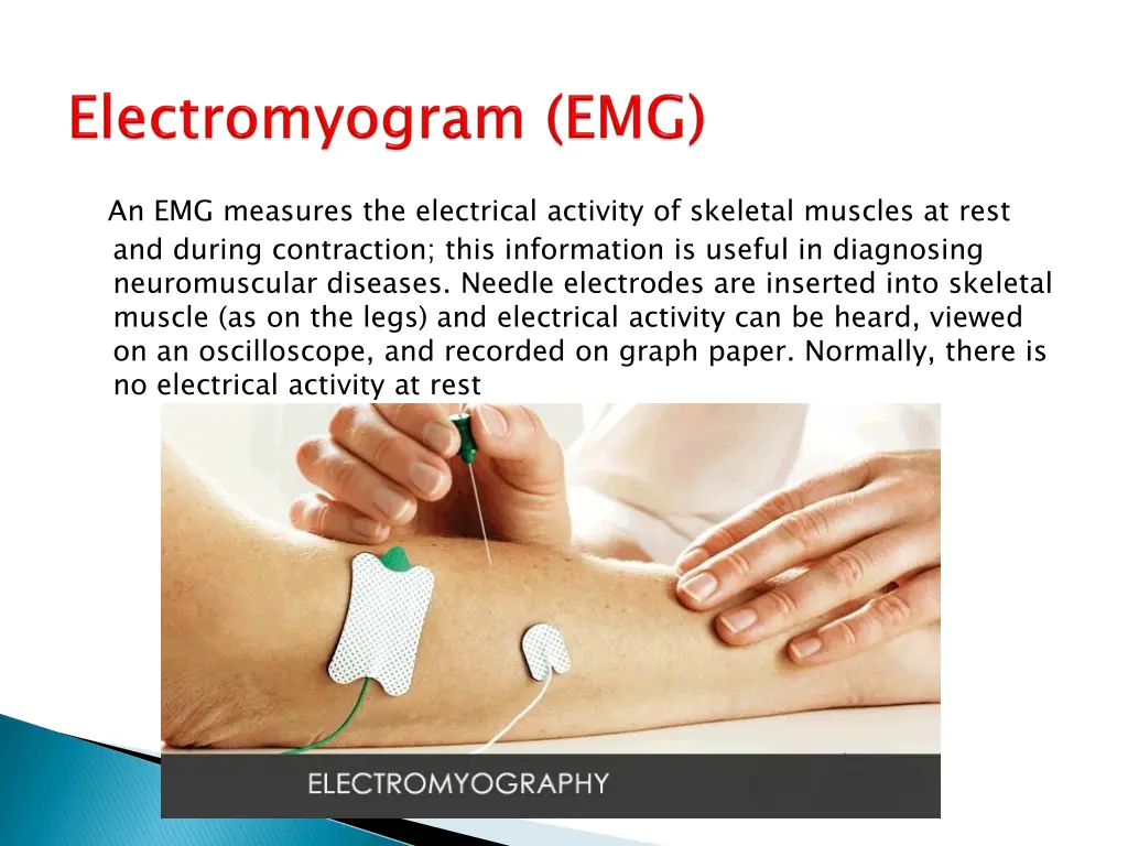 an emg measures the electrical activity