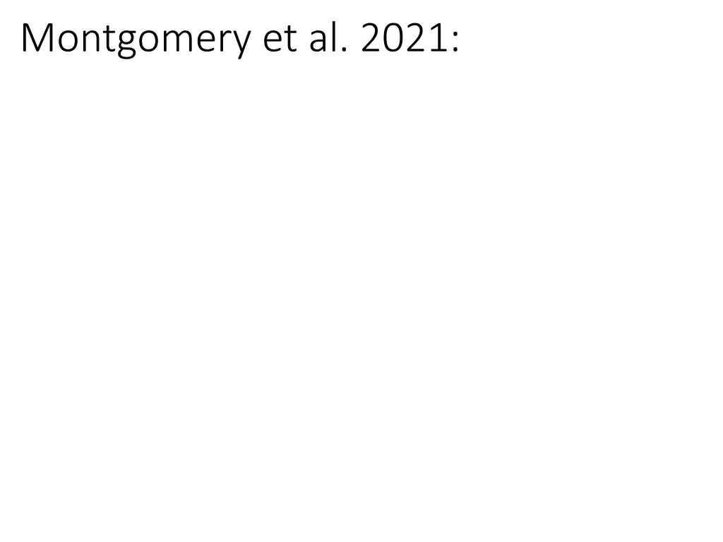 montgomery et al 2021