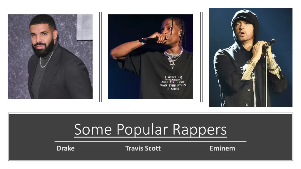 some popular rappers