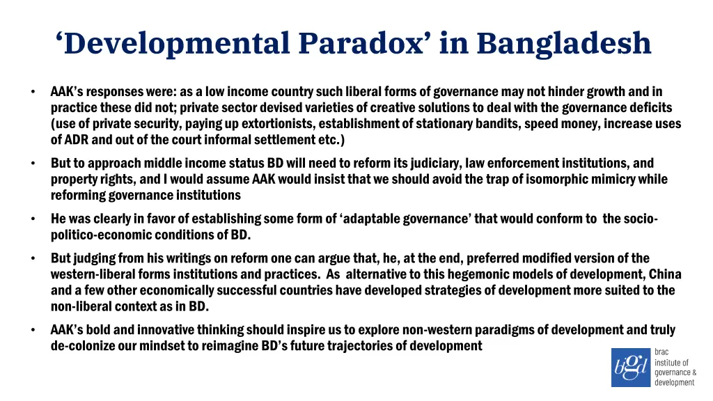 developmental paradox in bangladesh 1