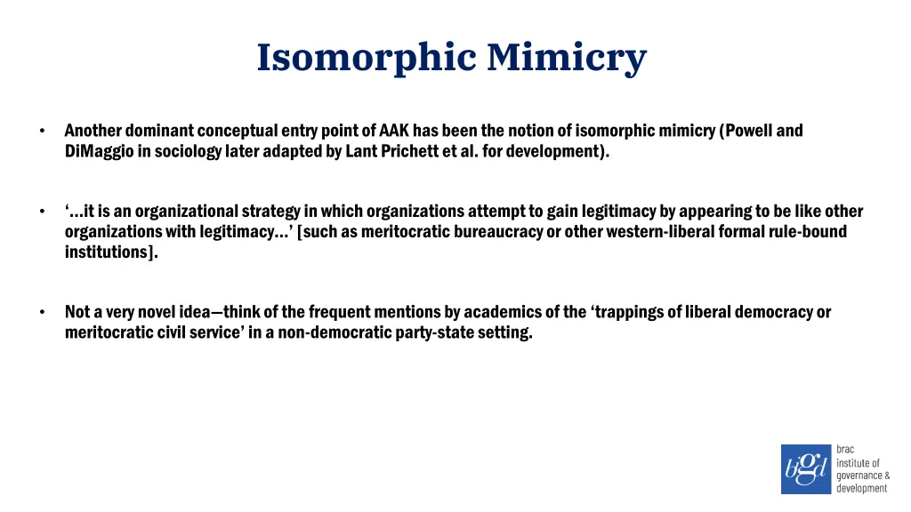 isomorphic mimicry