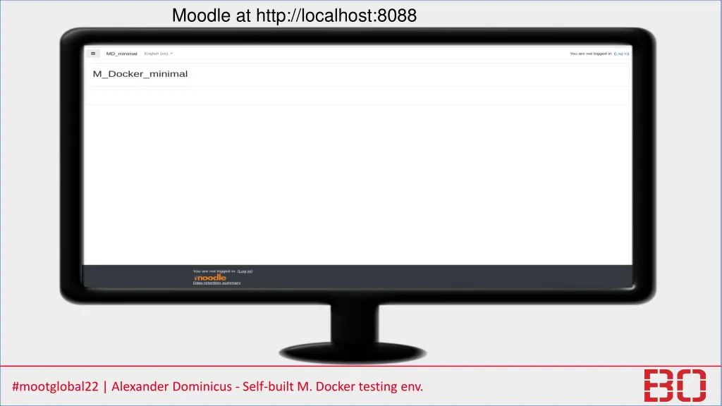 moodle at http localhost 8088