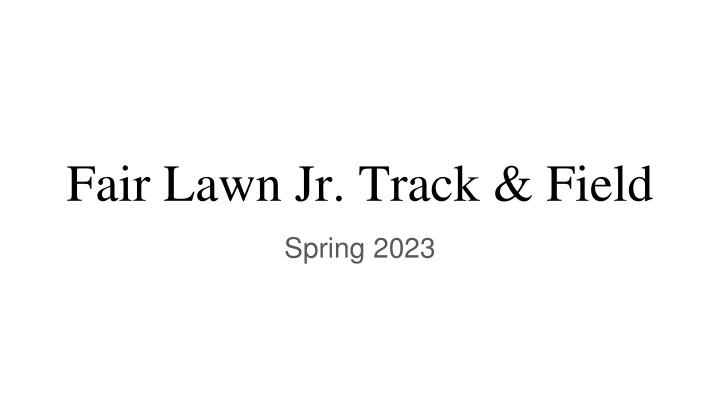 fair lawn jr track field